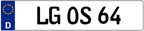 Truck License Plate
